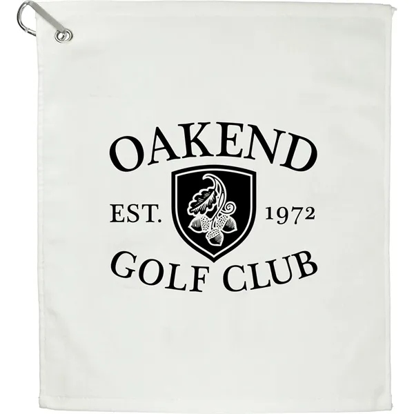 18" x 15" golf towel with a clip... from ASI 66887 PCNA / Bullet