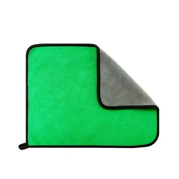 Microfiber cleaning car wash towel plus laser hot stamping on 1... from ASI 37218 Athena Promo (tm)