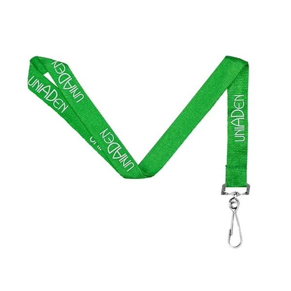 Eco-friendly corn fiber lanyard with 1 color silkscreen imprint on one... from ASI 37218 Athena Promo (tm)