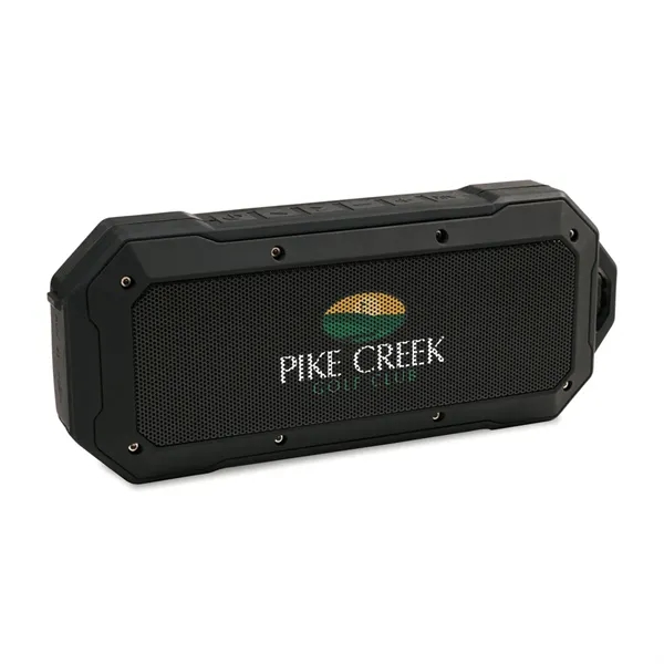 Waterproof speaker with built-in magnets, delivers clear sound while making it... from ASI 56070 Gemline / Gemline®