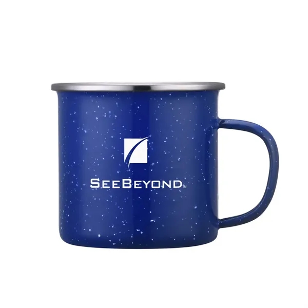 Wren Enamel Mug w/SS Rim - 16oz... from ASI 84592 St Regis Group