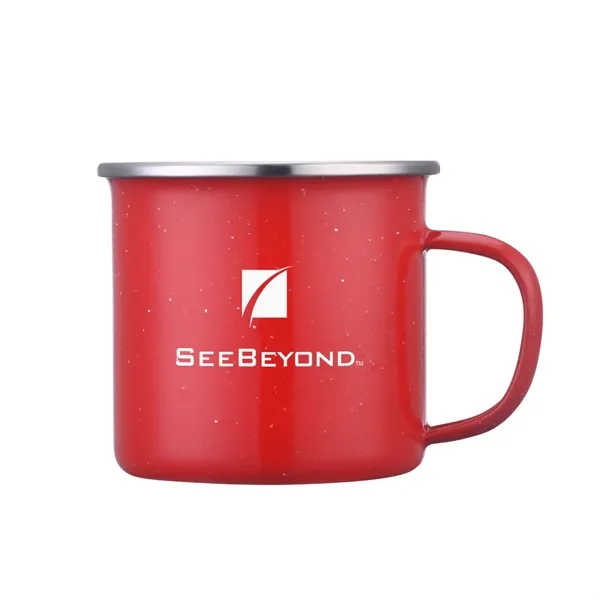 Wren Enamel Mug w/SS Rim - 16oz... from ASI 84592 St Regis Group