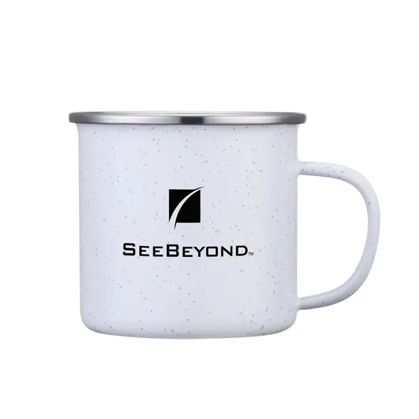 Wren Enamel Mug w/SS Rim - 16oz... from ASI 84592 St Regis Group