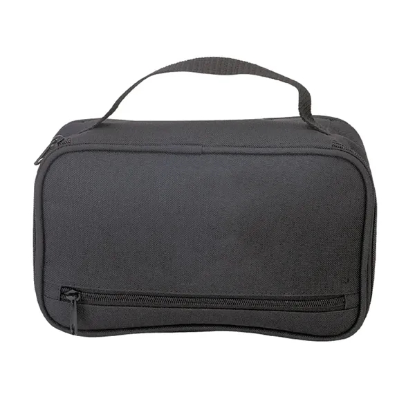 Toiletry travel bag. Handle travel kit with main compartment.... from ASI 31517 Admart Products / Admart Line