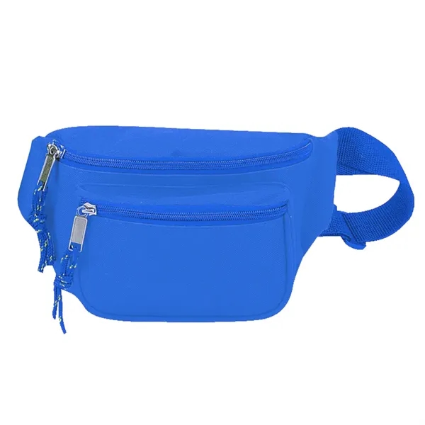 Poly three zipper fanny pack bag.... from ASI 31517 Admart Products / Admart Line
