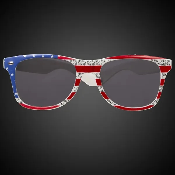 Sunglasses with stars and stripes design.... from ASI 42016 Brighter Promotions Inc