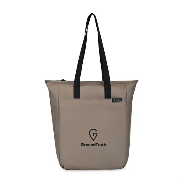 A modern update to a classic tote bag using recycled fabric... from ASI 56070 Gemline / Gemline®