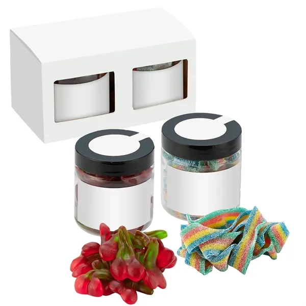 Somthing Sour, Something Sweet Jar Set includes Rainbow Sour Bites (2... from ASI 71685 Midnite Snax®