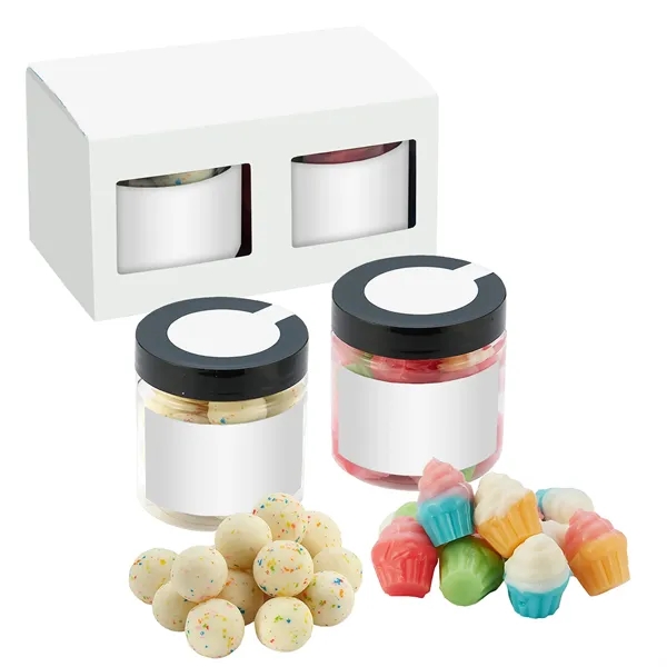 Yay, for Cake Jar Set includes Gummy Cupcakes (4.6 oz), Cake... from ASI 71685 Midnite Snax®