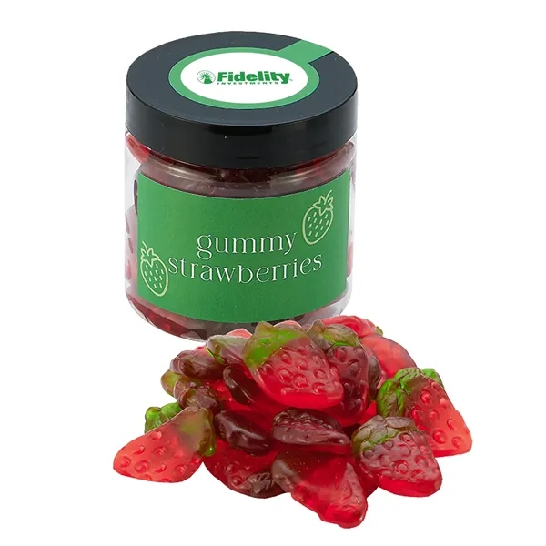 Gummy Strawberries (4 oz.) in a single candy jar.... from ASI 71685 Midnite Snax®