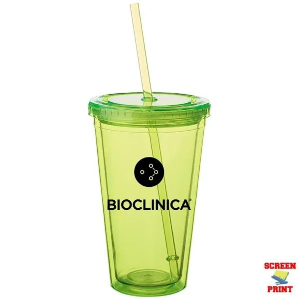 20 oz. Journey Double Wall Insulated Acrylic Tumbler with Screw-on Lid... from ASI 80060 VisionUSA