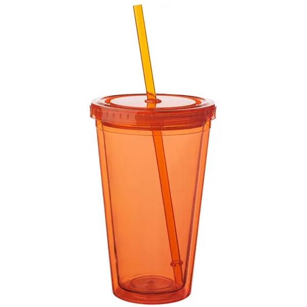 20 oz. Journey Double Wall Insulated Acrylic Tumbler with Screw-on Lid... from ASI 80060 VisionUSA