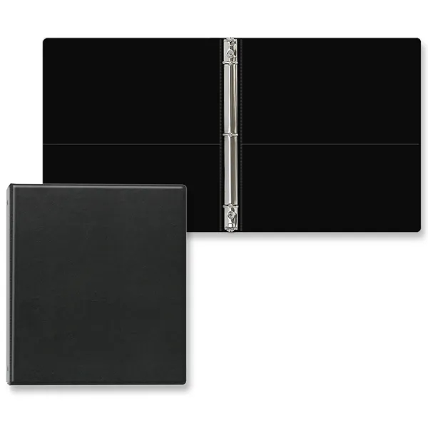 3/4" Round three ring binder made of executive vinyl with front... from ASI 54040 Fey Promo / Fey Binders and Organization Solutions