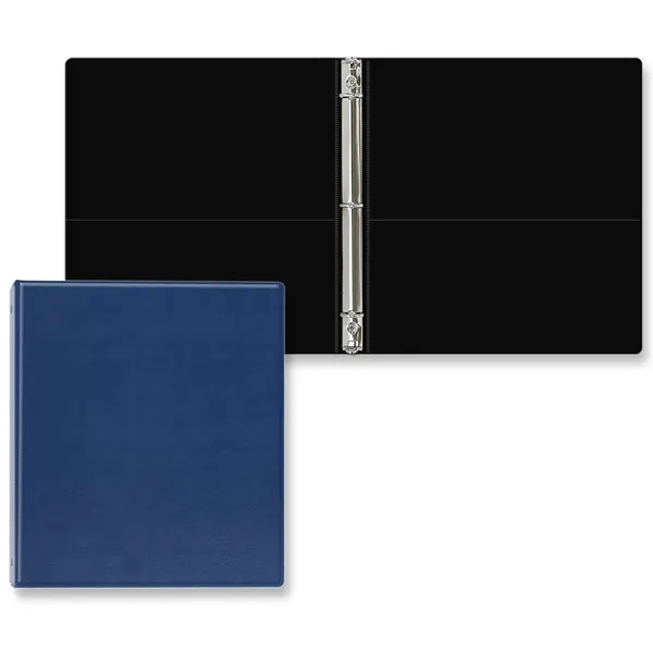 3/4" Round three ring binder made of executive vinyl with front... from ASI 54040 Fey Promo / Fey Binders and Organization Solutions