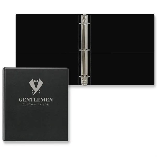 1 1/2" Round three ring binder made of executive vinyl with... from ASI 54040 Fey Promo / Fey Binders and Organization Solutions