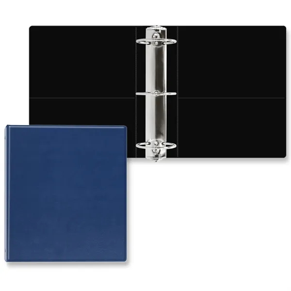3" Round three ring binder made of executive vinyl with front... from ASI 54040 Fey Promo / Fey Binders and Organization Solutions