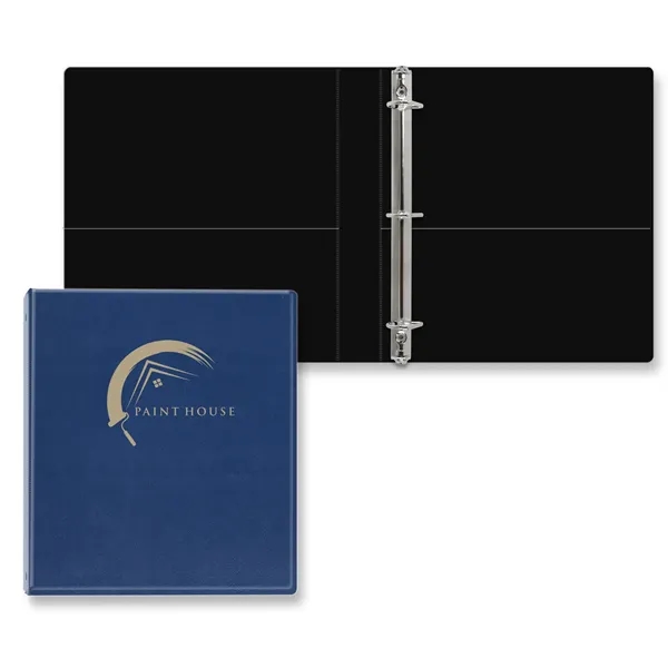 1" Angle D three ring binder made of executive vinyl with... from ASI 54040 Fey Promo / Fey Binders and Organization Solutions
