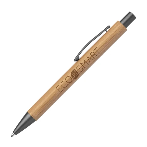Click action ballpoint pen made with natural, renewable bamboo.... from ASI 68190 Lungsal / Lungsal