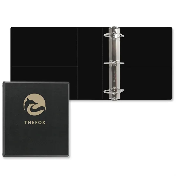 3" Angle D three ring binder made of executive vinyl with... from ASI 54040 Fey Promo / Fey Binders and Organization Solutions