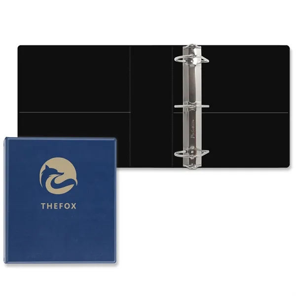 3" Angle D three ring binder made of executive vinyl with... from ASI 54040 Fey Promo / Fey Binders and Organization Solutions