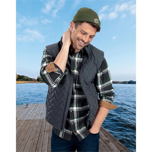 Eco Vest Vest with front zipper and storm flap.... from ASI 37461 Augusta Sportswear / Holloway Sportswear