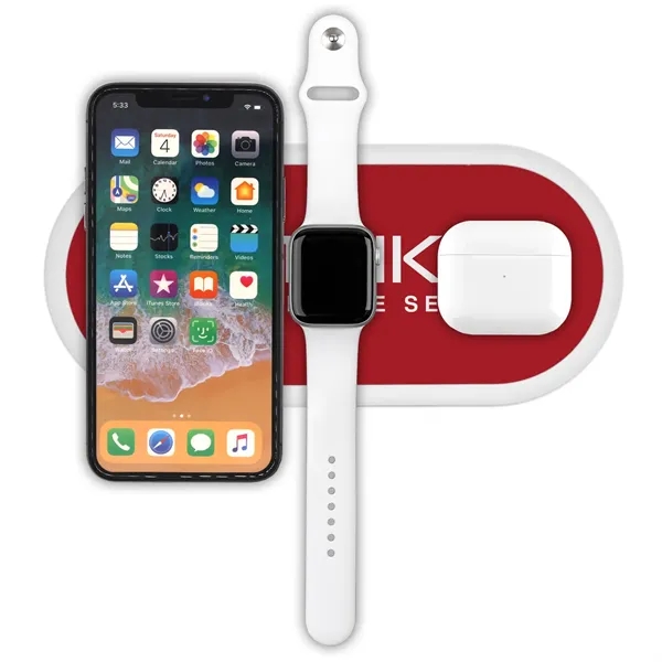 15W, 10W & 3W charging locations. Made with 68% verified-recycled content.... from ASI 62124 iClick, Inc. / iClick®