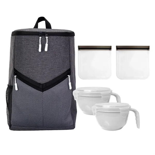 VICTORY NOODLE & SANDWICH COOLER BACKPACK SET... from ASI 30208 A P Specialties / AP Specialties