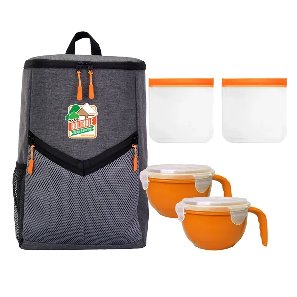 VICTORY NOODLE & SANDWICH COOLER BACKPACK SET... from ASI 30208 A P Specialties / AP Specialties