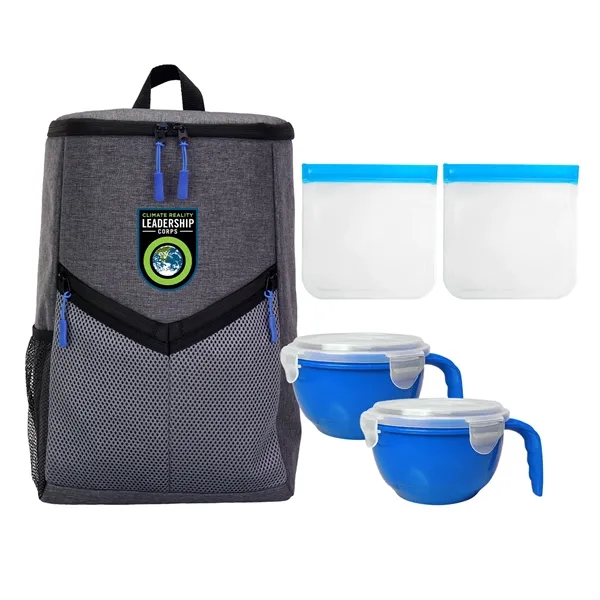 VICTORY NOODLE & SANDWICH COOLER BACKPACK SET... from ASI 30208 A P Specialties / AP Specialties
