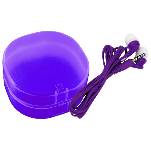 COLORFUL EAR BUD CARRY ALL... from ASI 30208 A P Specialties / AP Specialties