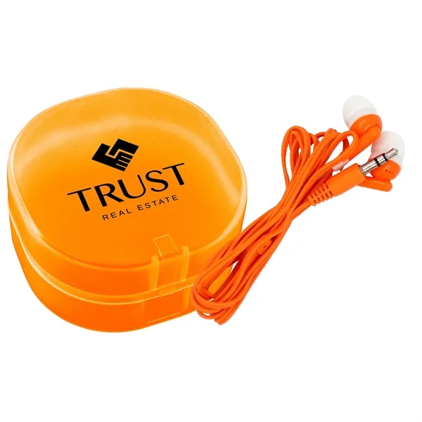 COLORFUL EAR BUD CARRY ALL... from ASI 30208 A P Specialties / AP Specialties