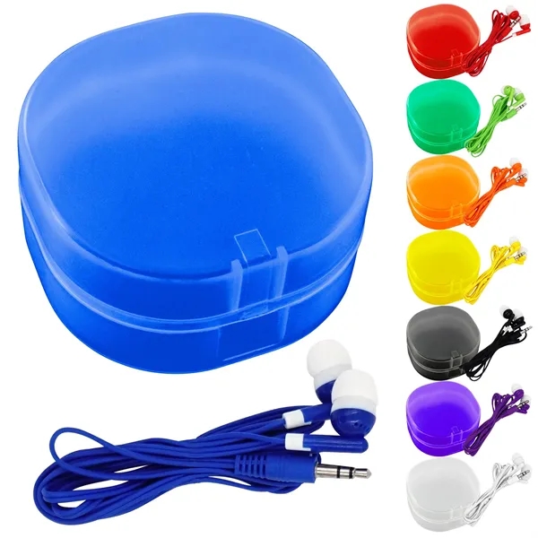 COLORFUL EAR BUD CARRY ALL... from ASI 30208 A P Specialties / AP Specialties