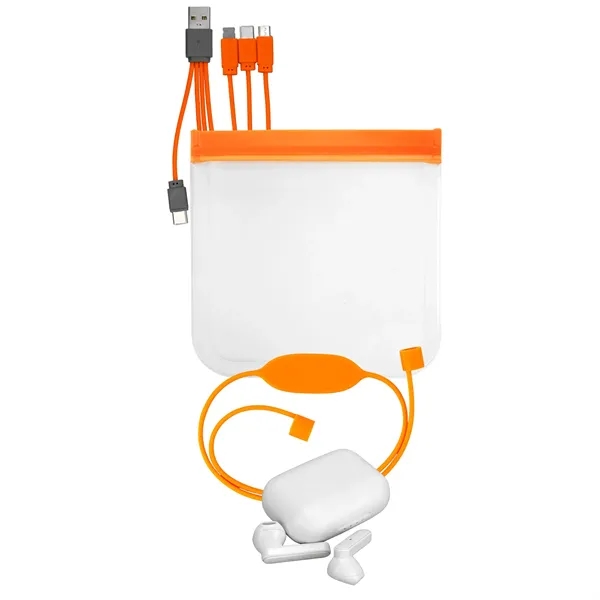 TRUE WIRELESS STRAPPY STORAGE CABLE SET... from ASI 30208 A P Specialties / AP Specialties