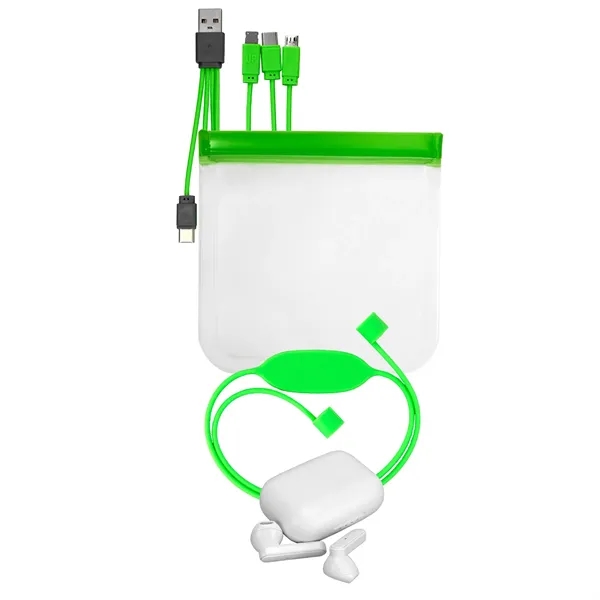 TRUE WIRELESS STRAPPY STORAGE CABLE SET... from ASI 30208 A P Specialties / AP Specialties