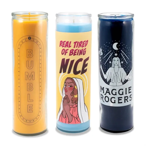 Custom Prayer Candle - - available in custom scents and wax... from ASI 38850 Bath Promotions / Bath Promotions