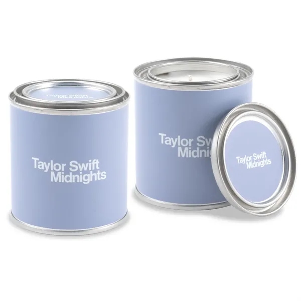 8 oz. Candle in Paint Can - available in custom scents... from ASI 38850 Bath Promotions / Bath Promotions