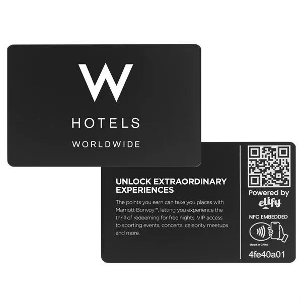 Digital business card; QR code and NFC-embedded chip; Personalized template with... from ASI 62124 iClick, Inc. / iClick®