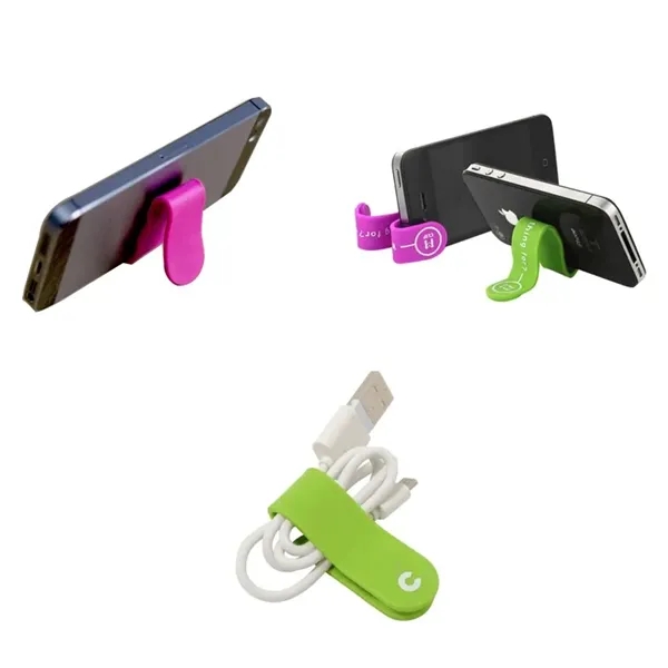 Silicone magnetic phone holder clip plus 1 color silkscreen imprint on... from ASI 37218 Athena Promo (tm)