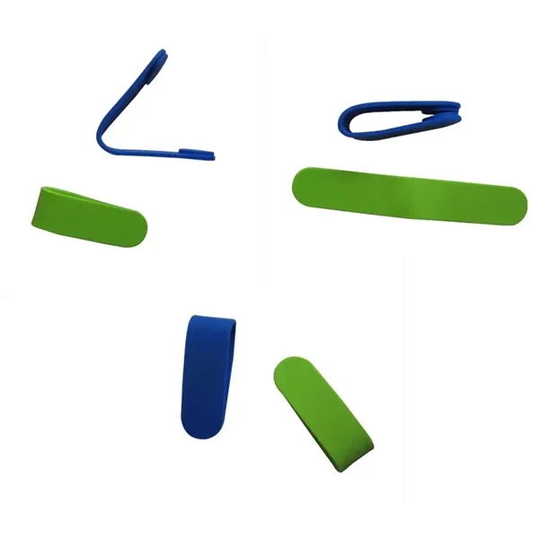 Silicone magnetic phone holder clip plus 1 color silkscreen imprint on... from ASI 37218 Athena Promo (tm)