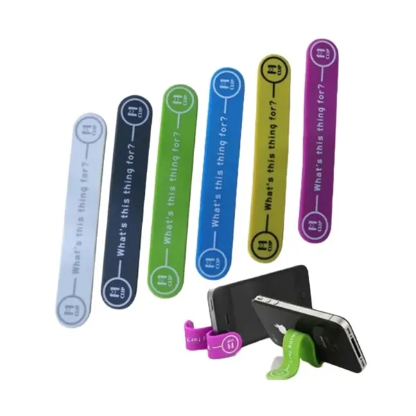 Silicone magnetic phone holder clip plus 1 color silkscreen imprint on... from ASI 37218 Athena Promo (tm)