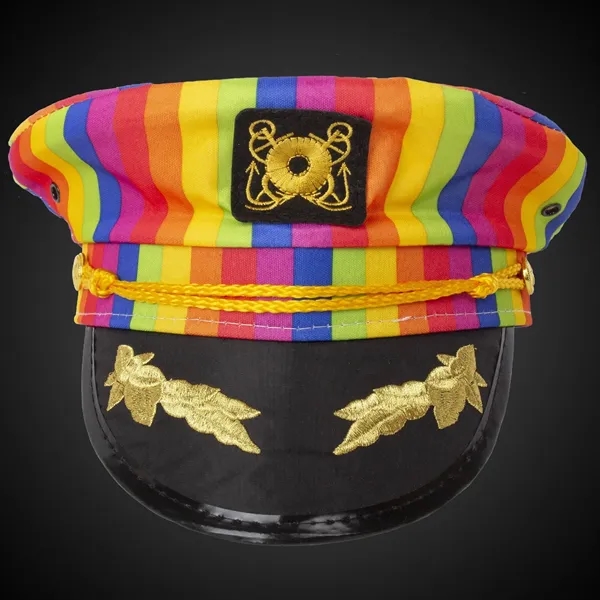 Pride themed yacht captain hat.... from ASI 42016 Brighter Promotions Inc