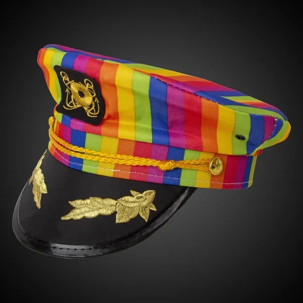Pride themed yacht captain hat.... from ASI 42016 Brighter Promotions Inc