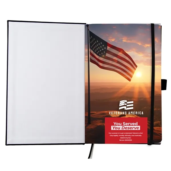 Custom deboss imprint, full-color Tip-In page, paper pocket, bookmark and 80... from ASI 91340 Journalbooks/Timeplanner Calendars