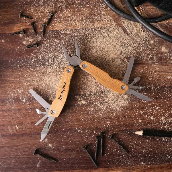 The Timber Bamboo Multi Tool is small and compact but full... from ASI 61966 HPG / Beacon Promotions