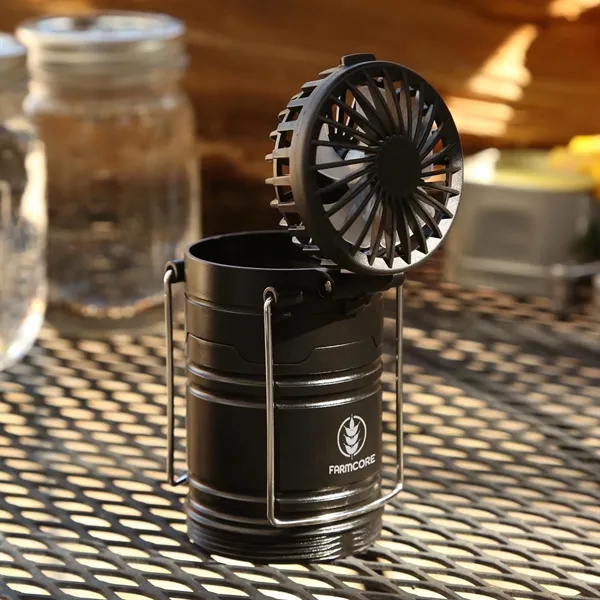 A rechargeable dual purpose lantern & fan. Comes with a 500mAh... from ASI 61966 HPG / Beacon Promotions