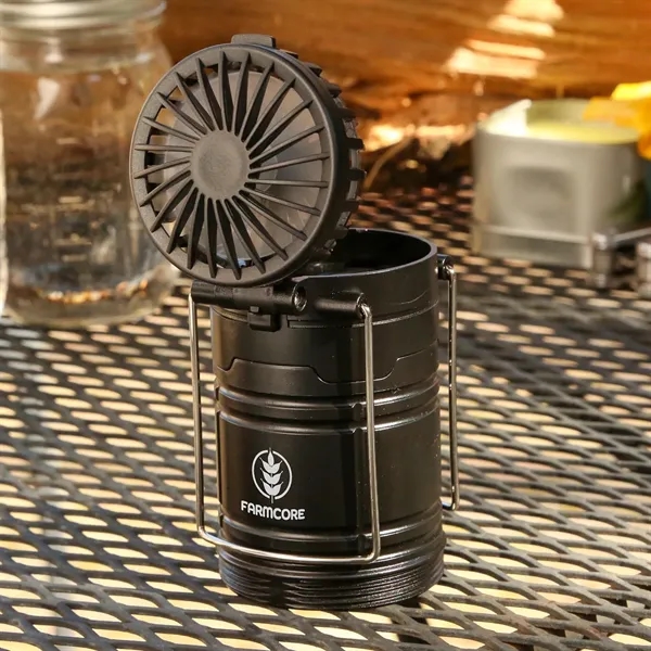 A rechargeable dual purpose lantern & fan. Comes with a 500mAh... from ASI 61966 HPG / Beacon Promotions