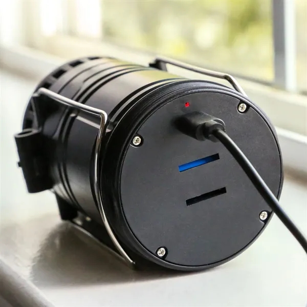 A rechargeable dual purpose lantern & fan. Comes with a 500mAh... from ASI 61966 HPG / Beacon Promotions