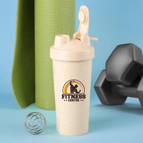 The Wheat Straw Shaker Bottle is easy to grip with a... from ASI 61966 HPG / Mixie