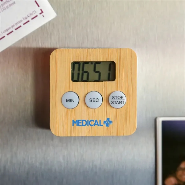 The Chun Bamboo Timer can keep track of cooking, baking, and... from ASI 61966 HPG / Beacon Promotions