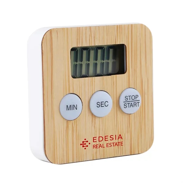 The Chun Bamboo Timer can keep track of cooking, baking, and... from ASI 61966 HPG / Beacon Promotions